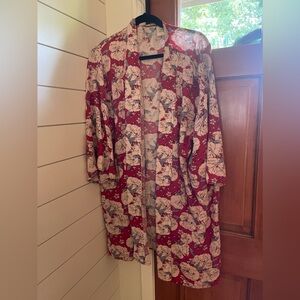 Knox Rose XL red kimono
